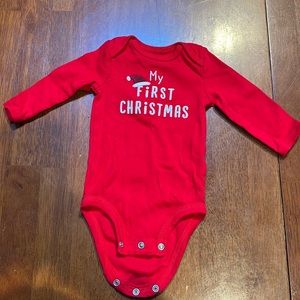 My First Christmas onesie